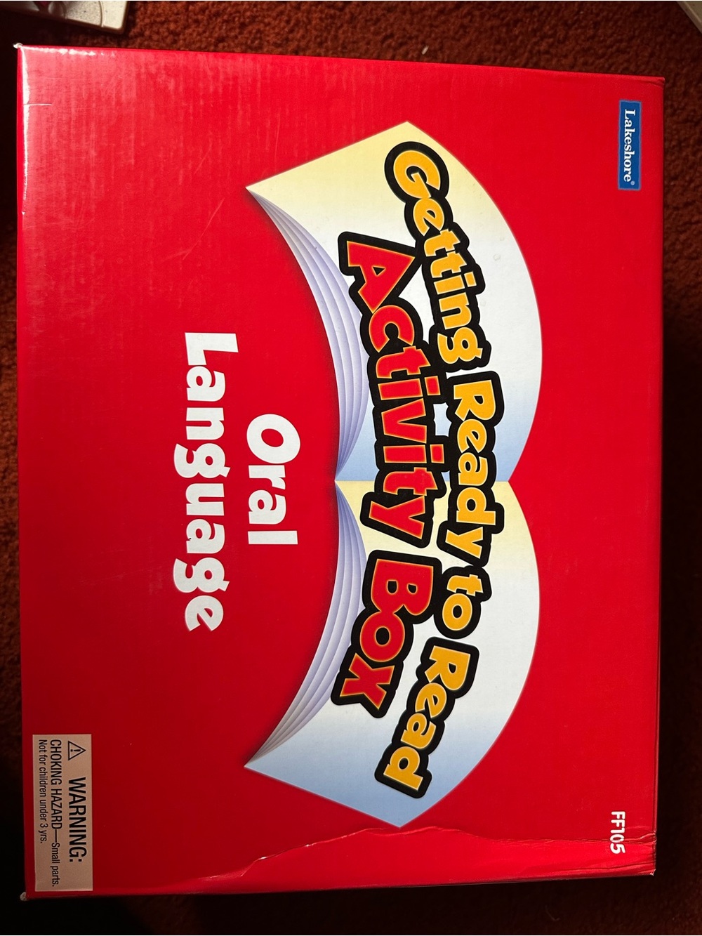 Lakeshore Getting Ready to Read Activity Box - Red